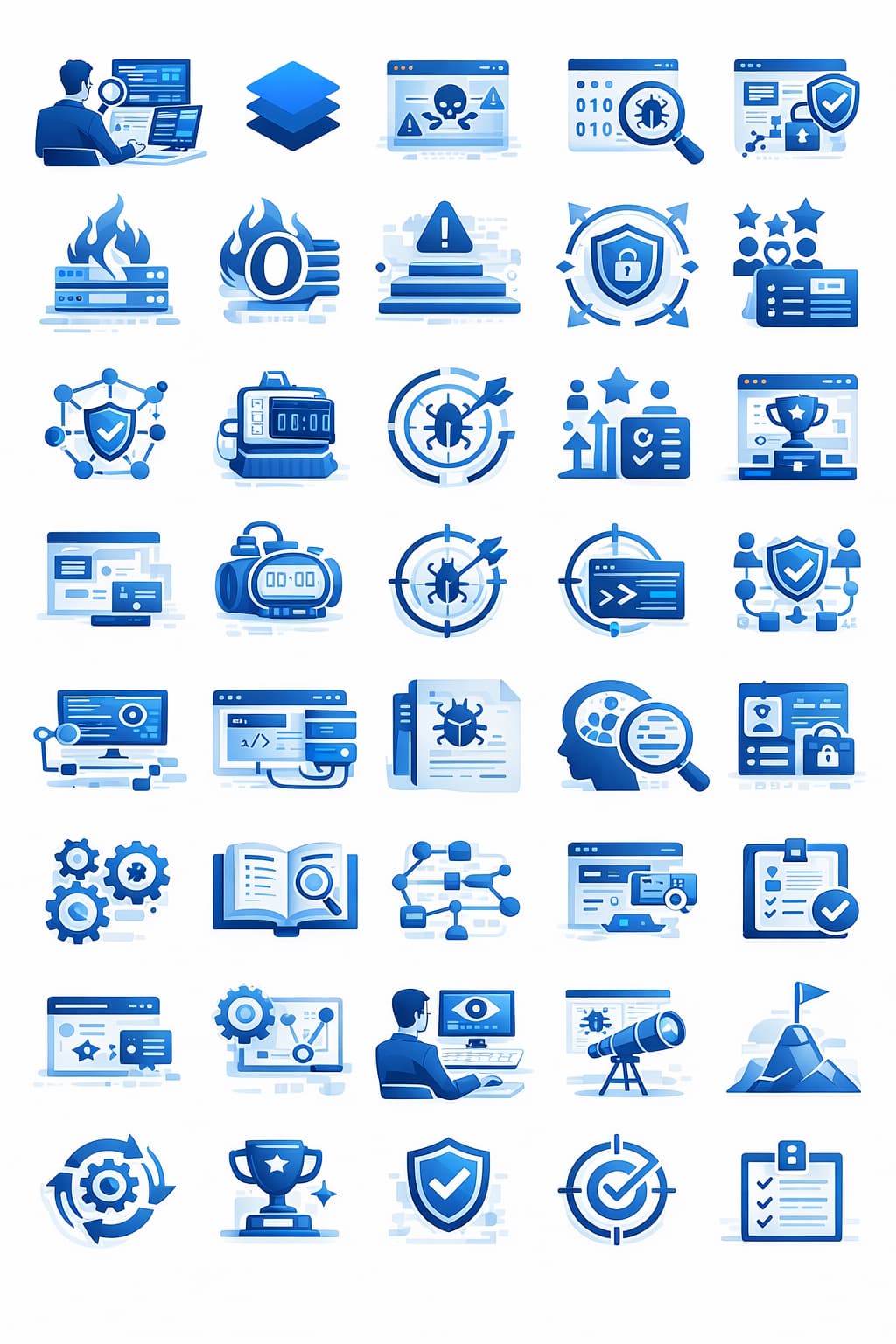 Cyber Security Stack Icon Pack